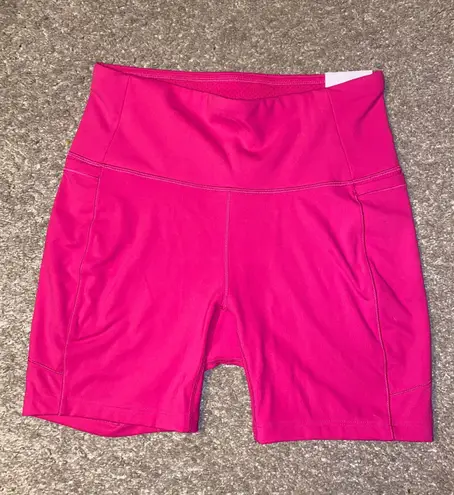 Calia by Carrie Calia Pink Biker Shorts