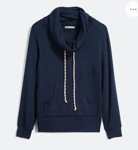 Loveappella Cozy Chic: Cowl Neck Knit Sweatshirt