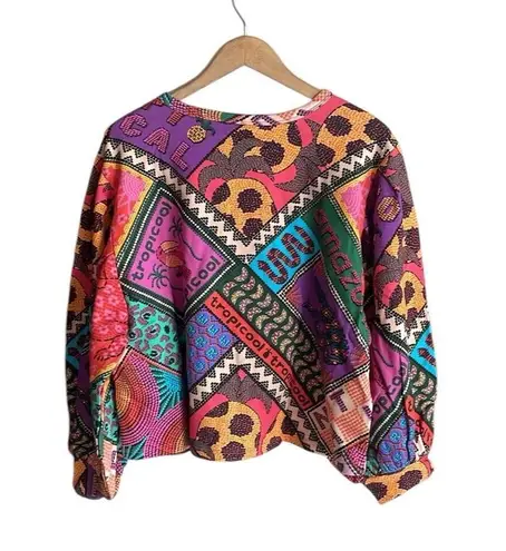 Farm Rio The Dotted Patch Scarf Sweatshirt