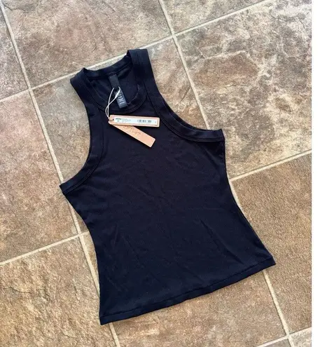 SKIMS Soft Lounge High Neck Tank Onyx Size Small