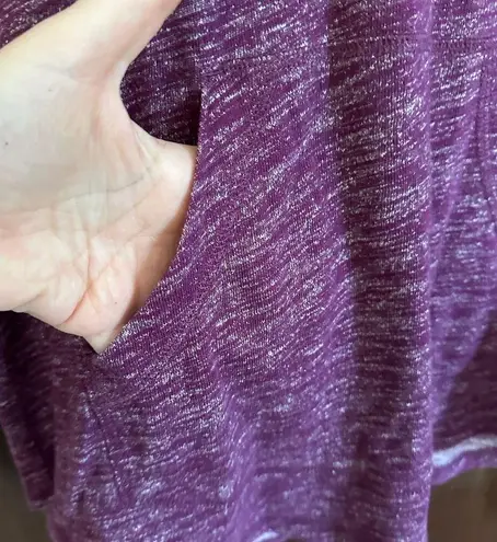 Marmot | Heather Purple Hooded Light Hoodie | Size Large