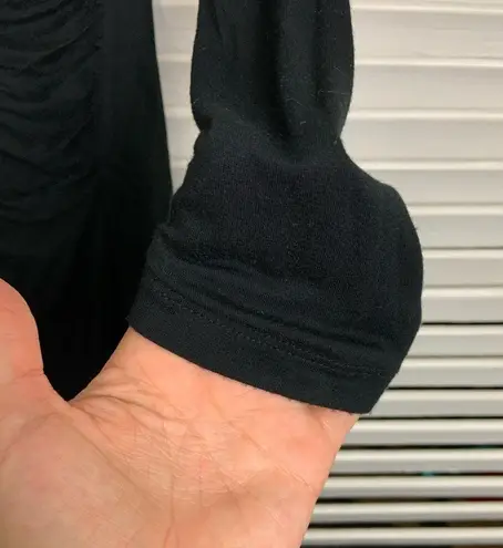 Arden B SM Long Sleeve ribbed peasant dress