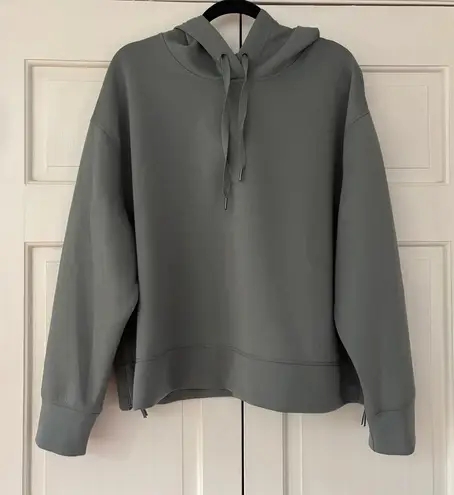 Avia Sage Green Hoodie Plus Size 3X 22 Soft Cozy Athleisure Zip Vent Sweatshirt
