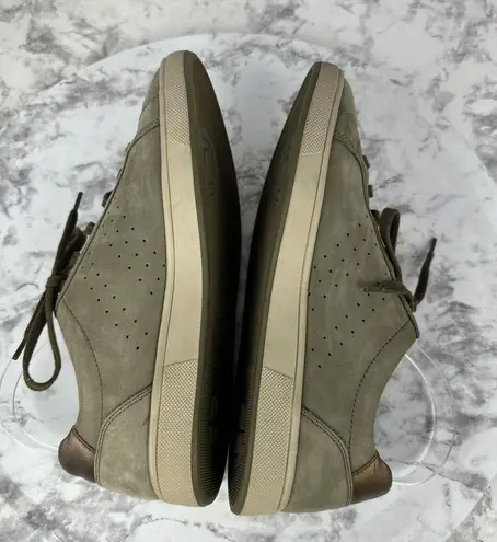 Mephisto Womens Nikita Zip Sneaker Size 8.5 Moss Green Nubuck Classic Comfort