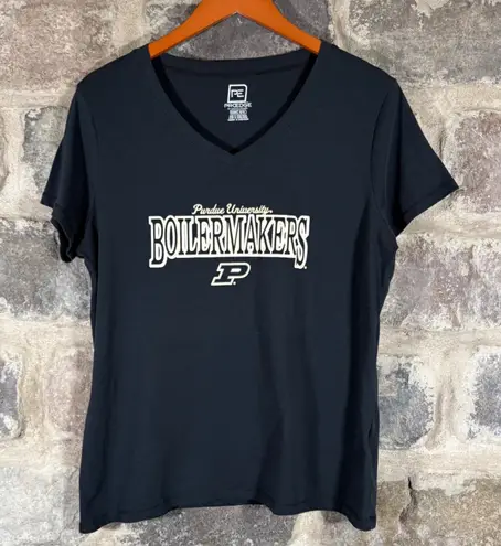 Proedge Pro Edge Purdue University Boilermakers V Neck T Shirt Black XL 16/18