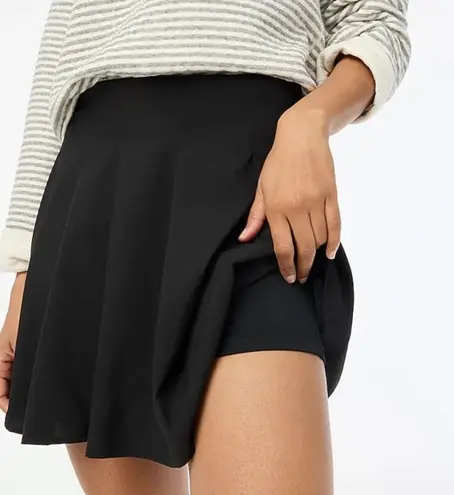 J.Crew  Pleated Active Black Pleated Skort W-897 Sz S