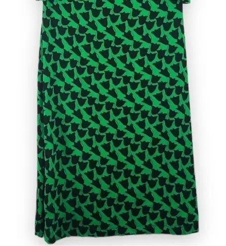 Plenty By Tracy Reese - Green and Black Floral Ruffle Dress - P/S