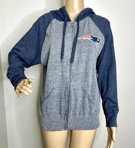 NFL  New England Patriots Full Zip Hoodie Sweatshirt