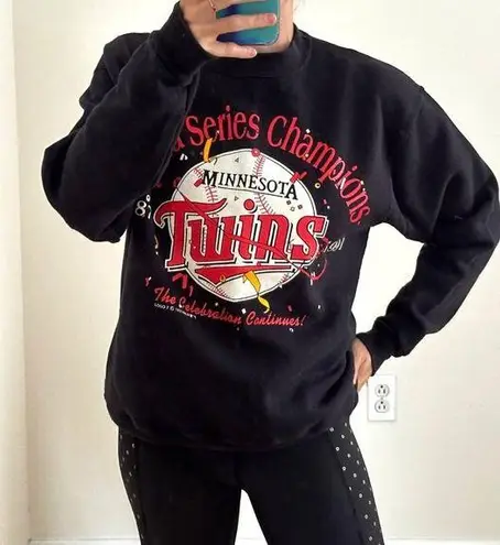 Vintage Minnesota Twins World Series Championship Sweatshirt Sz S/M
