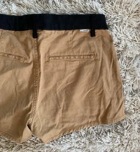 MOTHER Denim Brown/Tan/Black Mother Short Short Prep Shorts
