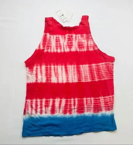 Splendid  Karpaz Tie Dye Striped Tank Top Small