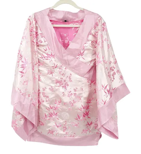 Leg Avenue Womens Japanese Satin Floral Geisha Halloween Costume Dress Size S