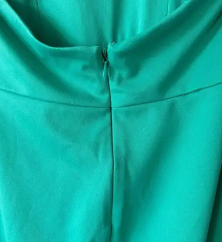 AQ/AQ Sienna Mint Green Halter Neck Sleeveless Open Back Slit Maxi Dress Size 4