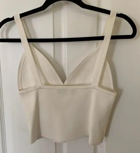 ZARA White Crop Top