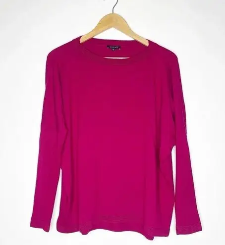 Lafayette 148 Pink Long Sleeve Dolman Sweater Size Small