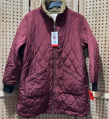 Weatherproof Women's Navy Quilted Puffer Coat