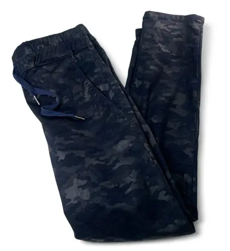 FLOG | 27 | Shely Navy Blue Camo Joggers Pants Camouflage Drawstring Luxury