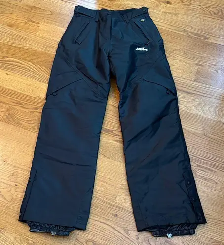 No Fear Adult Snow Pants Black Insulated Waterproof Ski Snowboard Pants Size 10