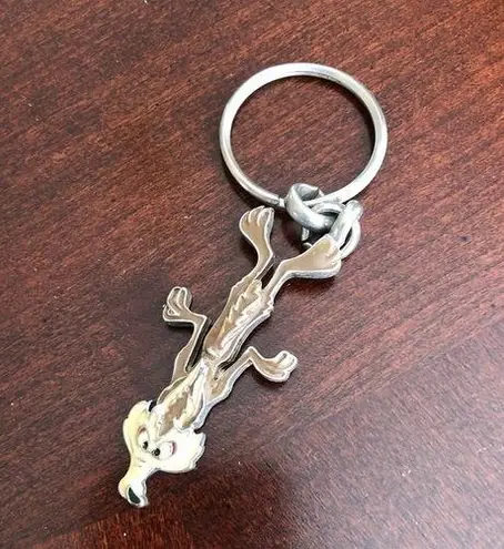 Vintage Looney Toons Keychain Silver
