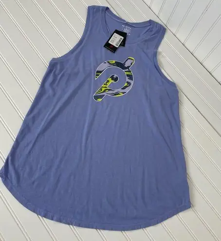 Peloton NWT Periwinkle Graphic Racerback Tank Top Size M