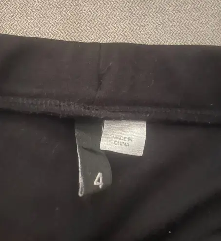 Black checkered mini skirt