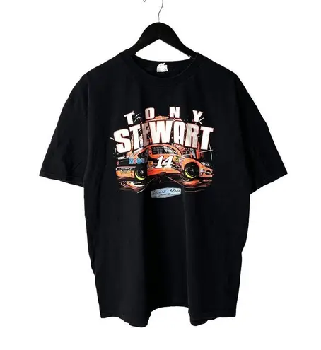 Vintage Y2K Tony Stewart T Shirt Black 2XL XXL American NASCAR Driver Grap Size undefined