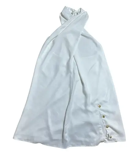 Tuckernuck White Halter Backless A-Line Mini Dress Women’s US Small