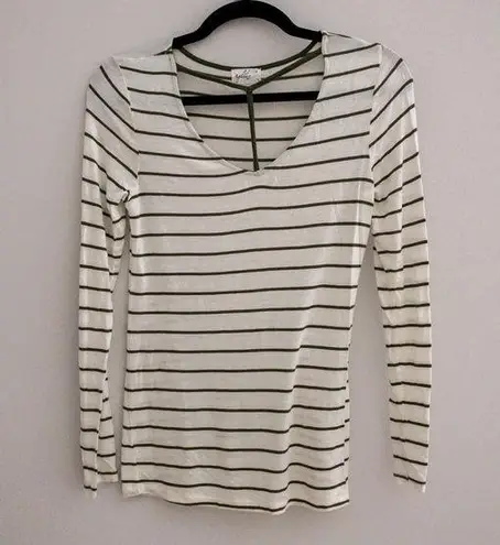 Glitz 💖 Long Sleeve Striped Shirt