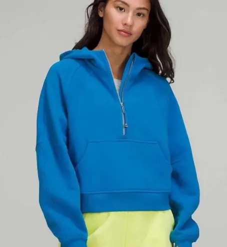 Lululemon Half-Zip Scuba Blue Nile