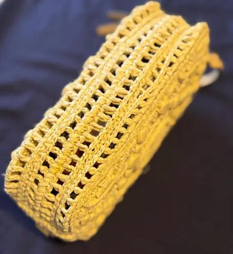 Tory Burch MINI MILLER RAFFIA CROSSBODY BAG