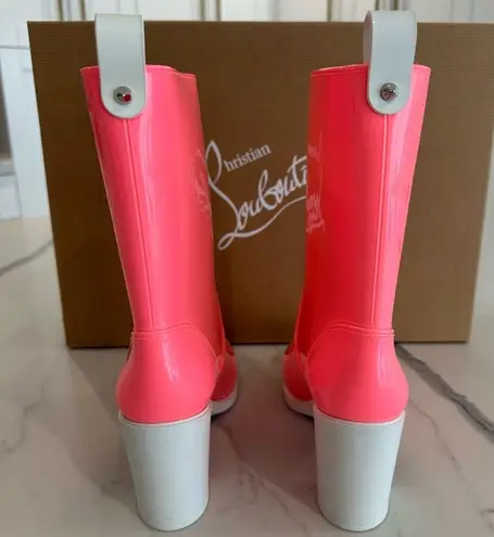 Christian Louboutin  Loubirain 70 Rain Boots