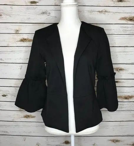 🌴NWT ASDS 3/4 Bell Sleeve Soft Black Jacket Sz M Size M