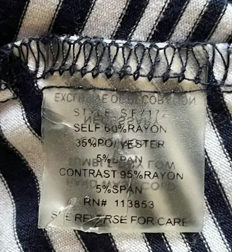 Market & Spruce Womens Sleeveless Striped Blue And White Maxi M