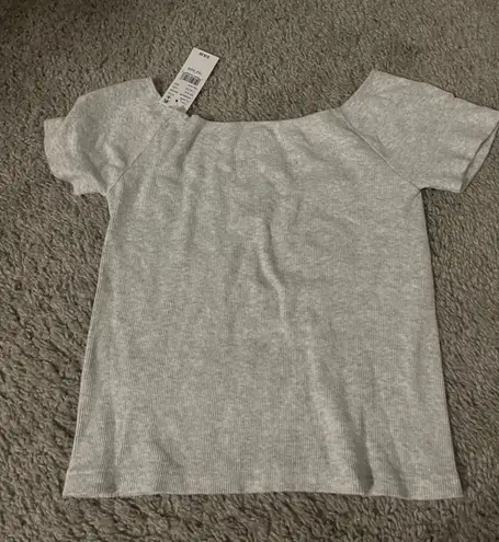 Brandy Melville Gray Top