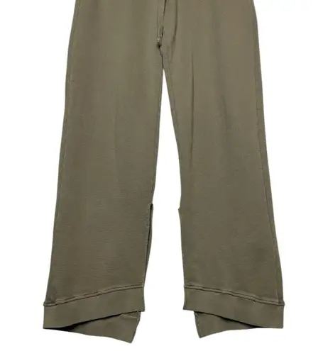 ONA FAIRFAX SWEATPANT Split Hem Olive Green