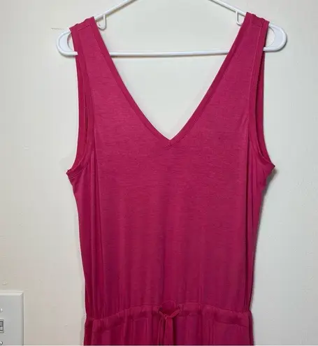 Sweaty Betty | Take It Easy Drop Waist Sleeveless Mini Dress Tayberry Pink XS/S