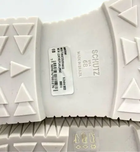 Schutz Amirah Boots in Pearl Platform Chunky Combat Moto Bratz