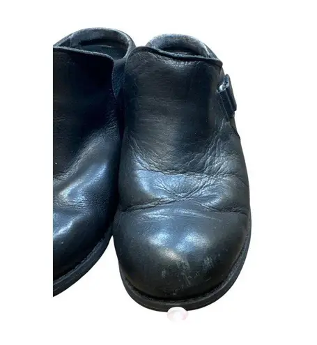 Merrell womens black leather mule clogs shoes 9 SKU 6830