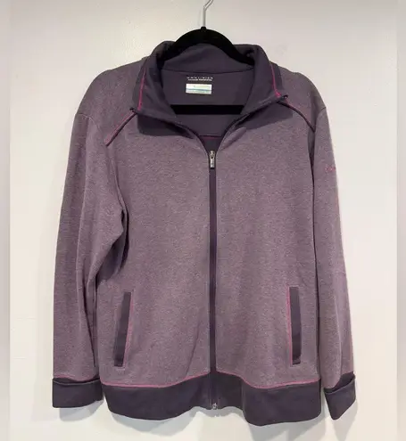 Columbia Purple Omniwick dual color  zip up jacket - Image 1