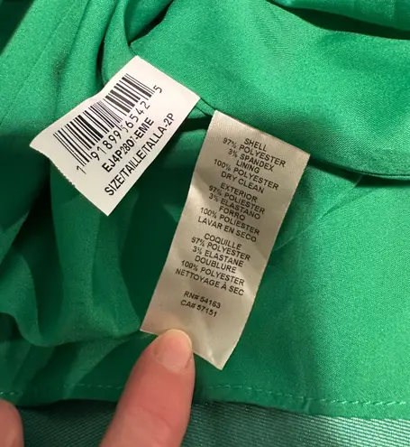 Eliza J Petite Square Neck Sleeveless Asymmetric Fit and Flare Dress Size 2P