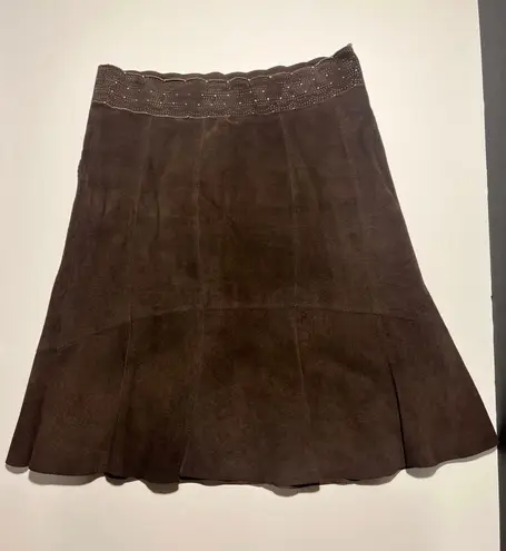 CAbi Leather Skirt