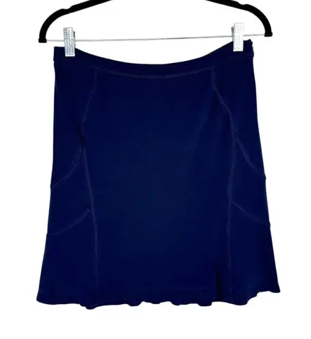 Love moschino Jersey Knit Skirt Sz 6 Navy Blue