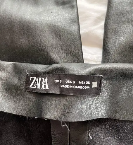 ZARA Faux Leather Pants