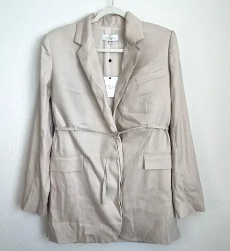 L'Academie Revolve Danika Beige Blazer Dress