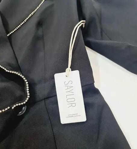 Saylor Rooney Mini Skort Romper in Black Small