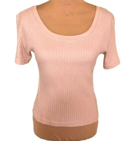 Newport News vintage pink short sleeve top size medium