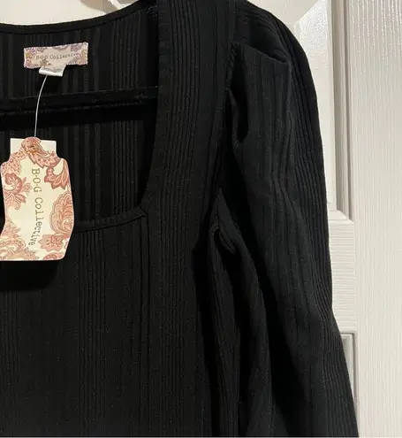 BOG Collective NWT Sassori midi dress SIZE SMALL Black