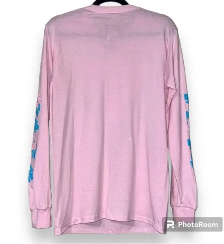 Ripple Junction Rick & Morty adult swim size small long sleeve t-shirt tropical graphic print