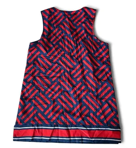 Mud Pie NWT Red & Navy Geometric Tank – Summer Must-Have