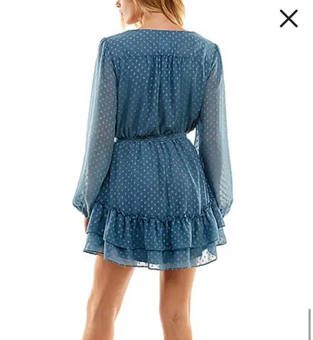 B. Smart NWT Blue Long Sleeve Dress Size 9